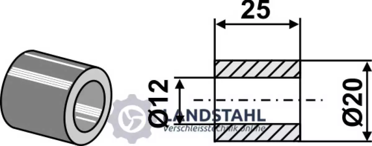 Aluminium Buchse